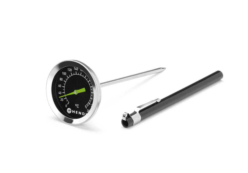 Hendi Analogt Termometer i Glas og Metal 271384 by Hendi color Sort