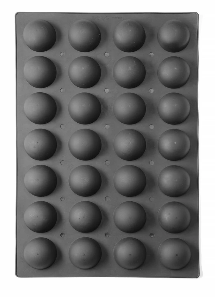 Hendi Silikoneform Halvkugler til Bagning og Dessert 677216 by Hendi color Sort