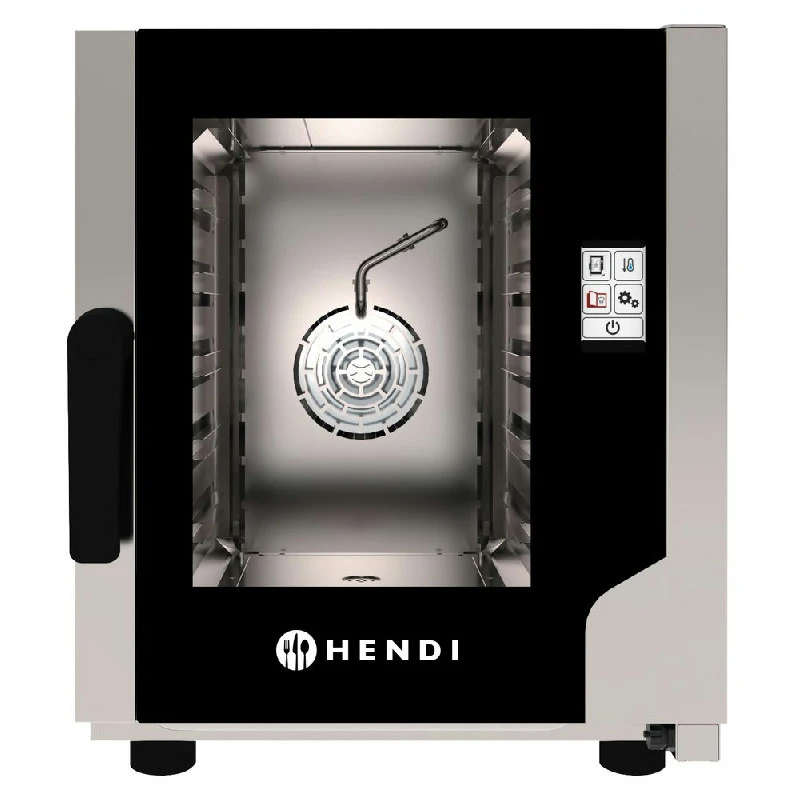 Hendi Snack Kombiovn 5 x GN 2/3 Konvektion og Damp 219942 by Hendi color Sort