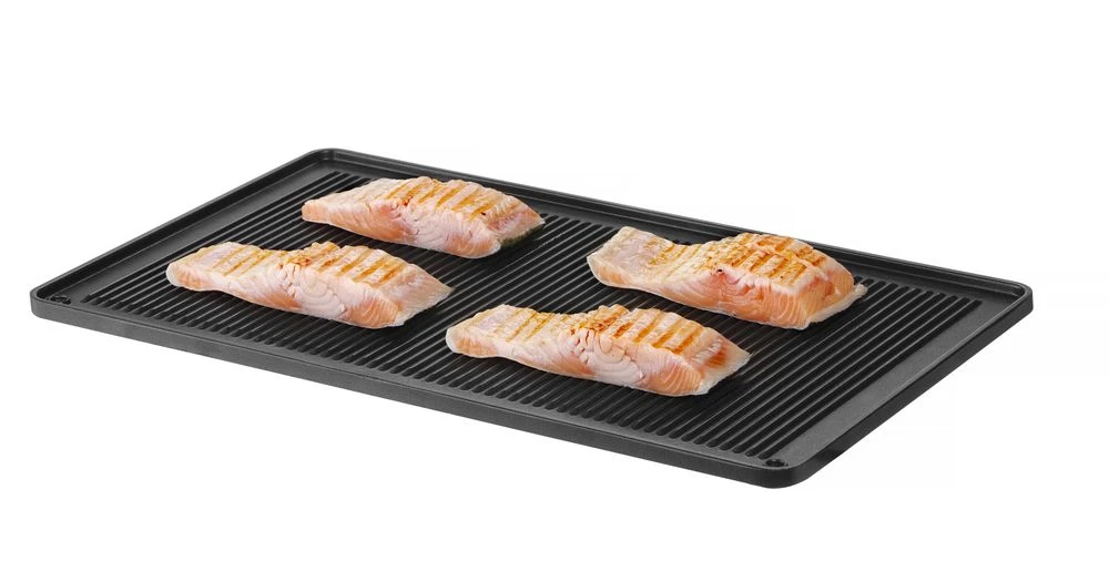 Hendi Grillplade til Ovn Rillet GN 1/1 Aluminium 808825 by Hendi color Sort
