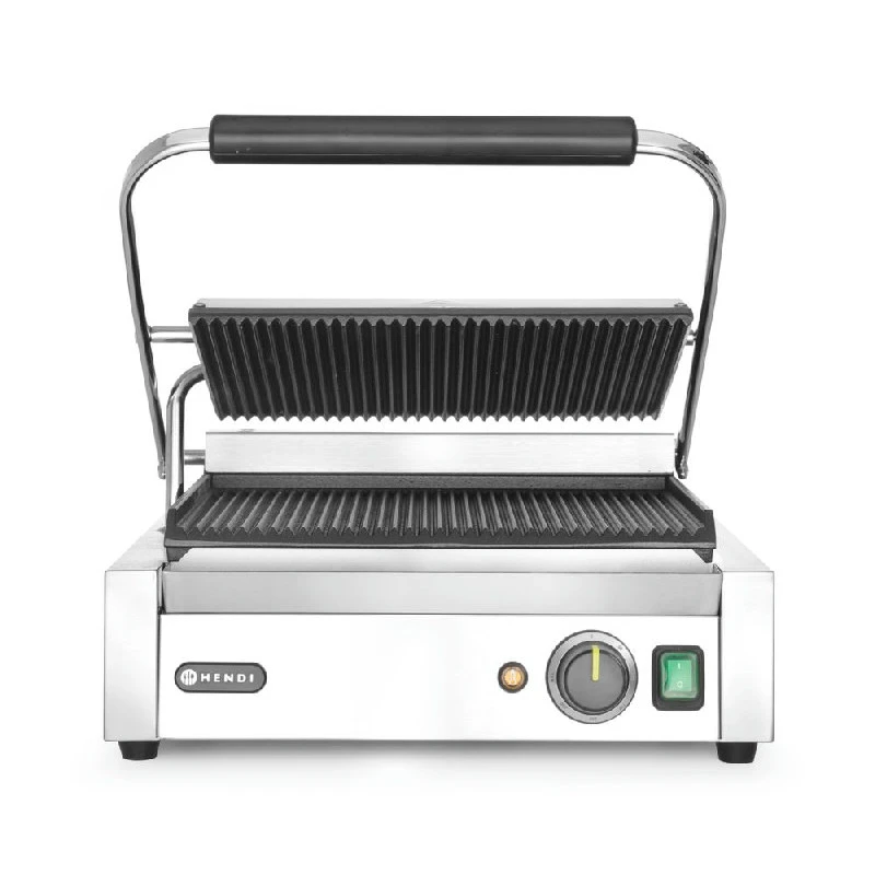 Hendi Panini Kontaktgrill Stål 1 stk 263655 by Hendi color Sort