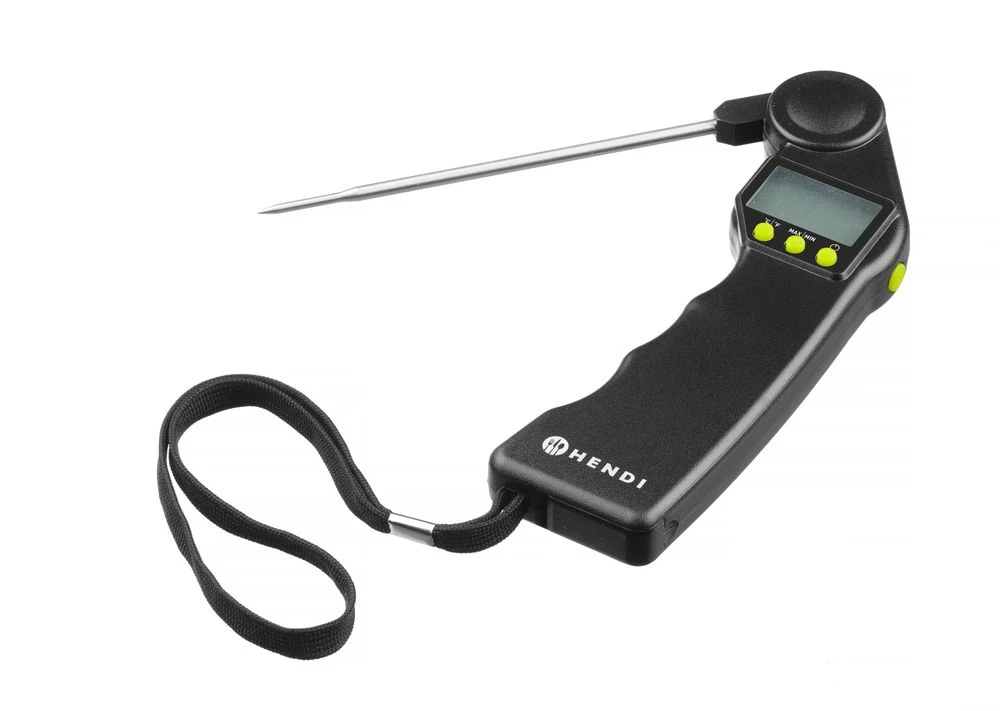 Hendi Digitalt Termometer med foldbar sonde Sort 271315 by Hendi color Sort