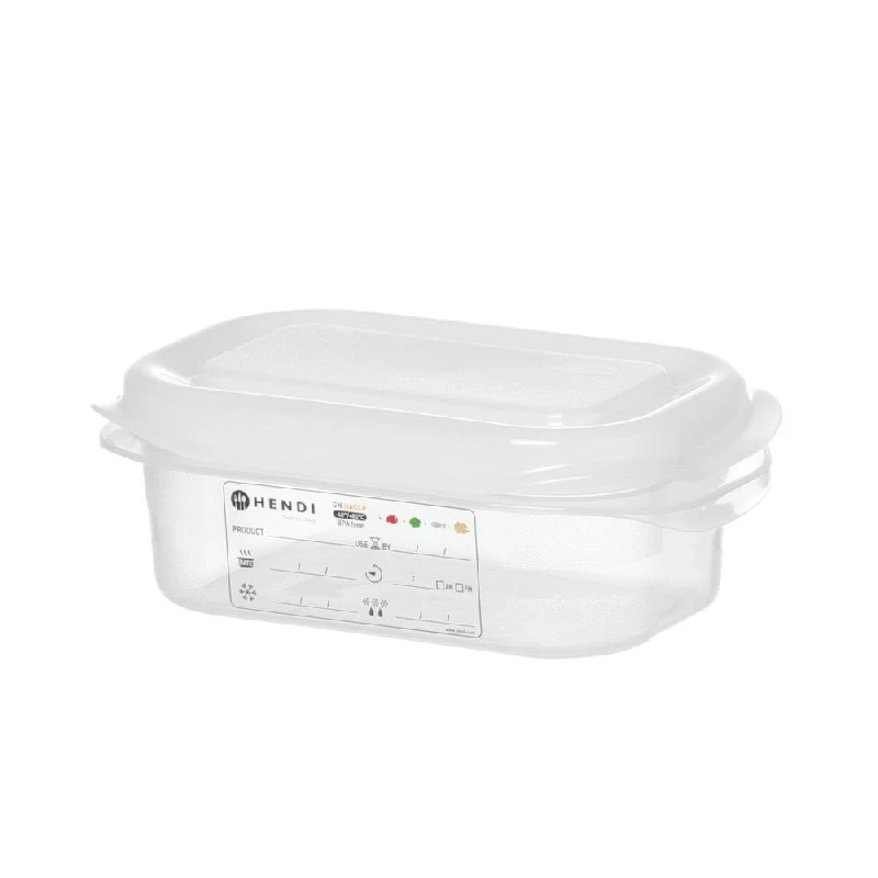 Hendi GN 1/9 Kantine Polypropylen Transparent 873120 by Hendi color Sort