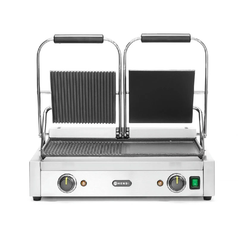 Hendi Kontaktgrill Dobbelt Rustfrit Stål 263907 by Hendi color Sort