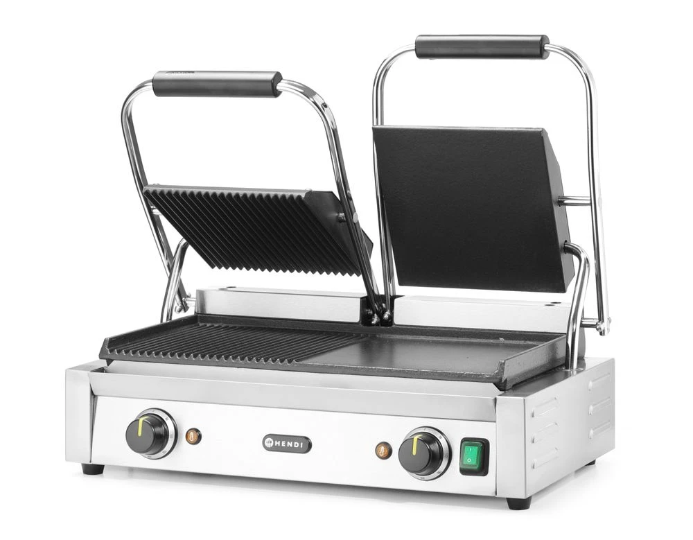 Hendi Kontaktgrill Dobbelt Rustfrit Stål 263907 by Hendi color Sort