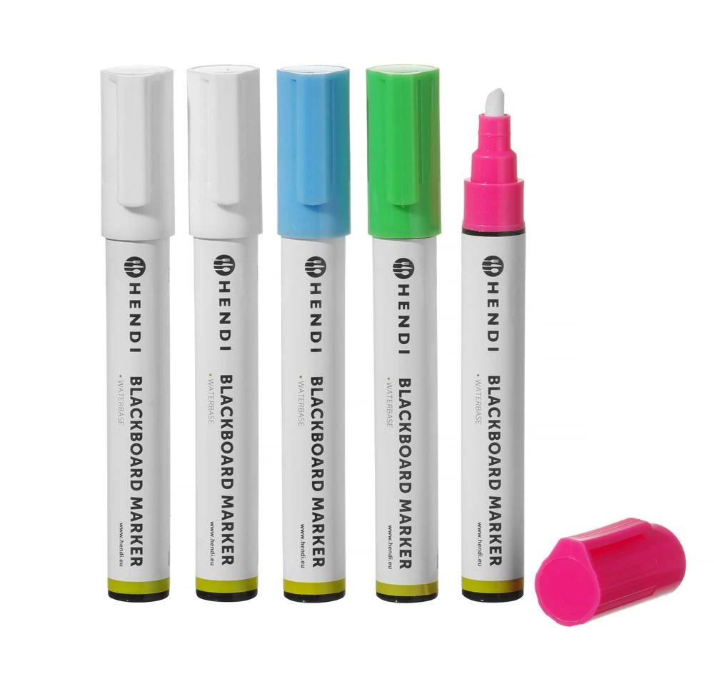 Hendi Tavlekridt Marker 6mm fin spids 664216 by Hendi color Sort