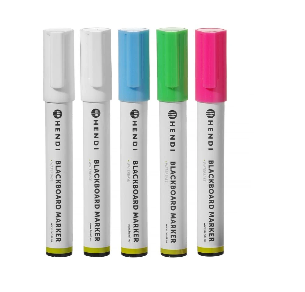 Hendi Tavlekridt Marker 6mm fin spids 664216 by Hendi color Sort