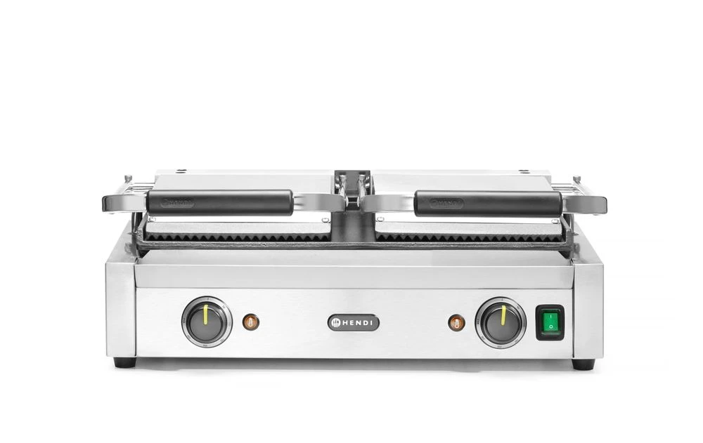 Hendi Kontaktgrill Dobbelt Metal 263808 by Hendi color Sort
