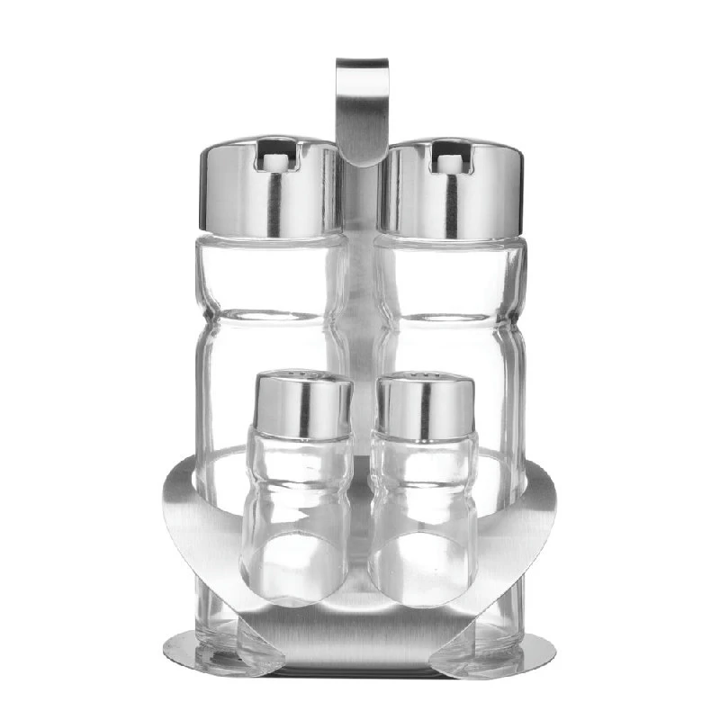 Hendi Salt- og Pebersæt Metal 2 Dele 465356 by Hendi color Sort