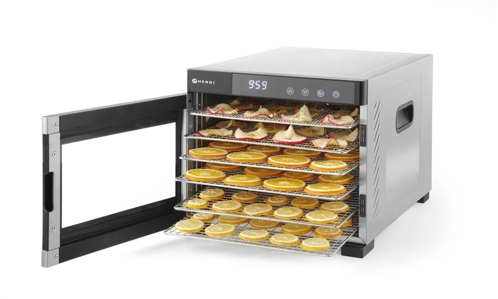 Hendi Dehydrator Fødevaretørrer med 6 Bakker 229033 by Hendi color Sort