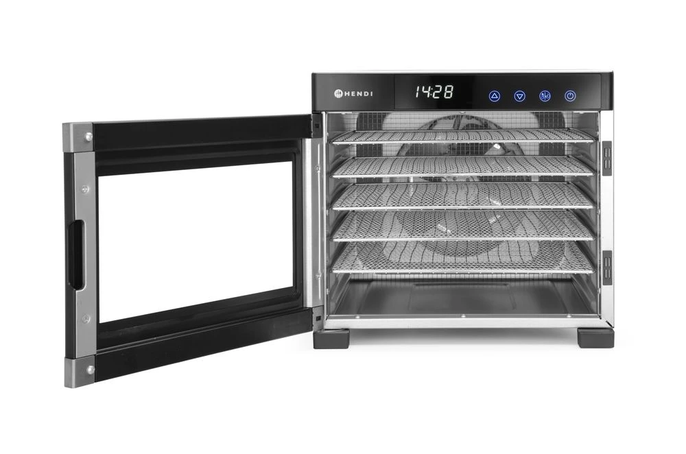 Hendi Dehydrator Fødevaretørrer med 6 Bakker 229033 by Hendi color Sort
