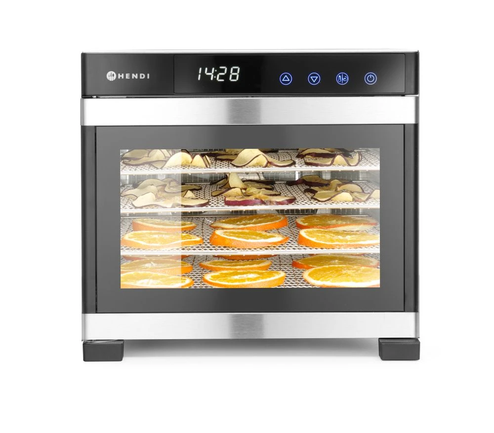 Hendi Dehydrator Fødevaretørrer med 6 Bakker 229033 by Hendi color Sort
