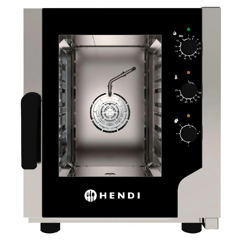 Hendi Snack Konvektionsovn med damp 5x GN 2/3 219911 by Hendi color Sort