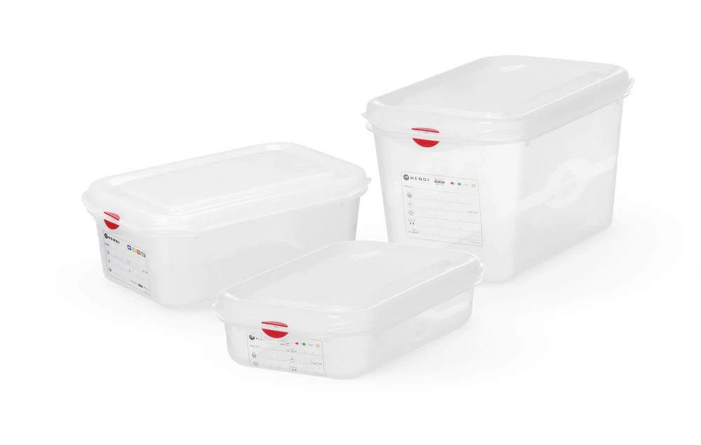 Hendi GN 1/4 Kantine Polypropylen Plastik Klar 873182 by Hendi color Sort