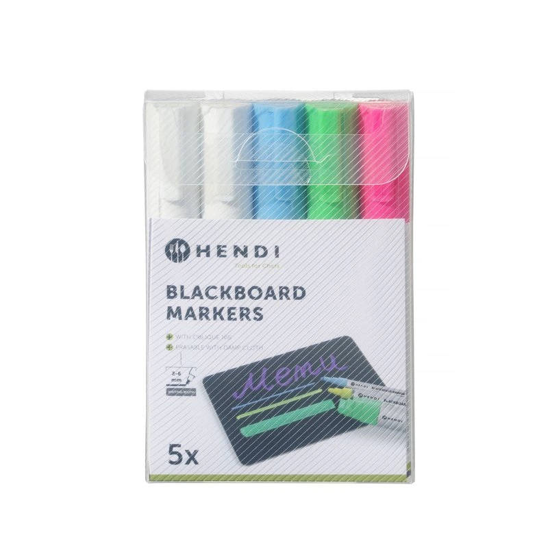 Hendi Kridttusch 6mm Sort 8-pak 664209 by Hendi color Sort
