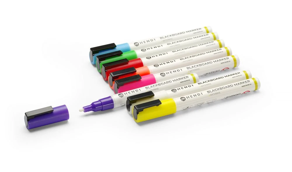 Hendi Tavlemarker 3 mm 8 stk. 664278 by Hendi color Sort