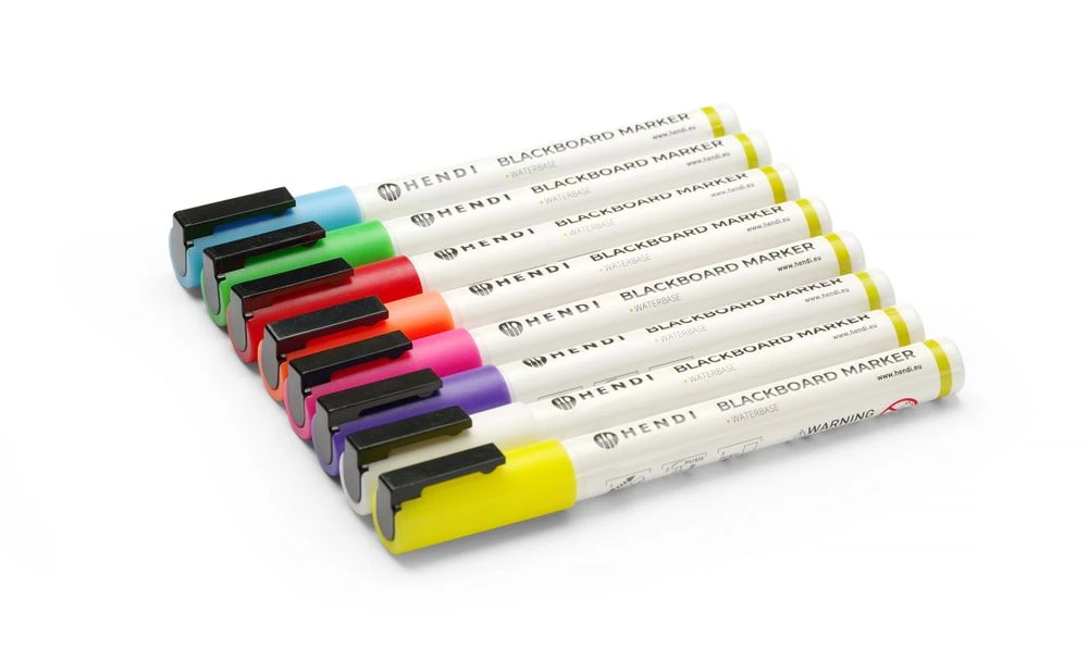 Hendi Tavlemarker 3 mm 8 stk. 664278 by Hendi color Sort