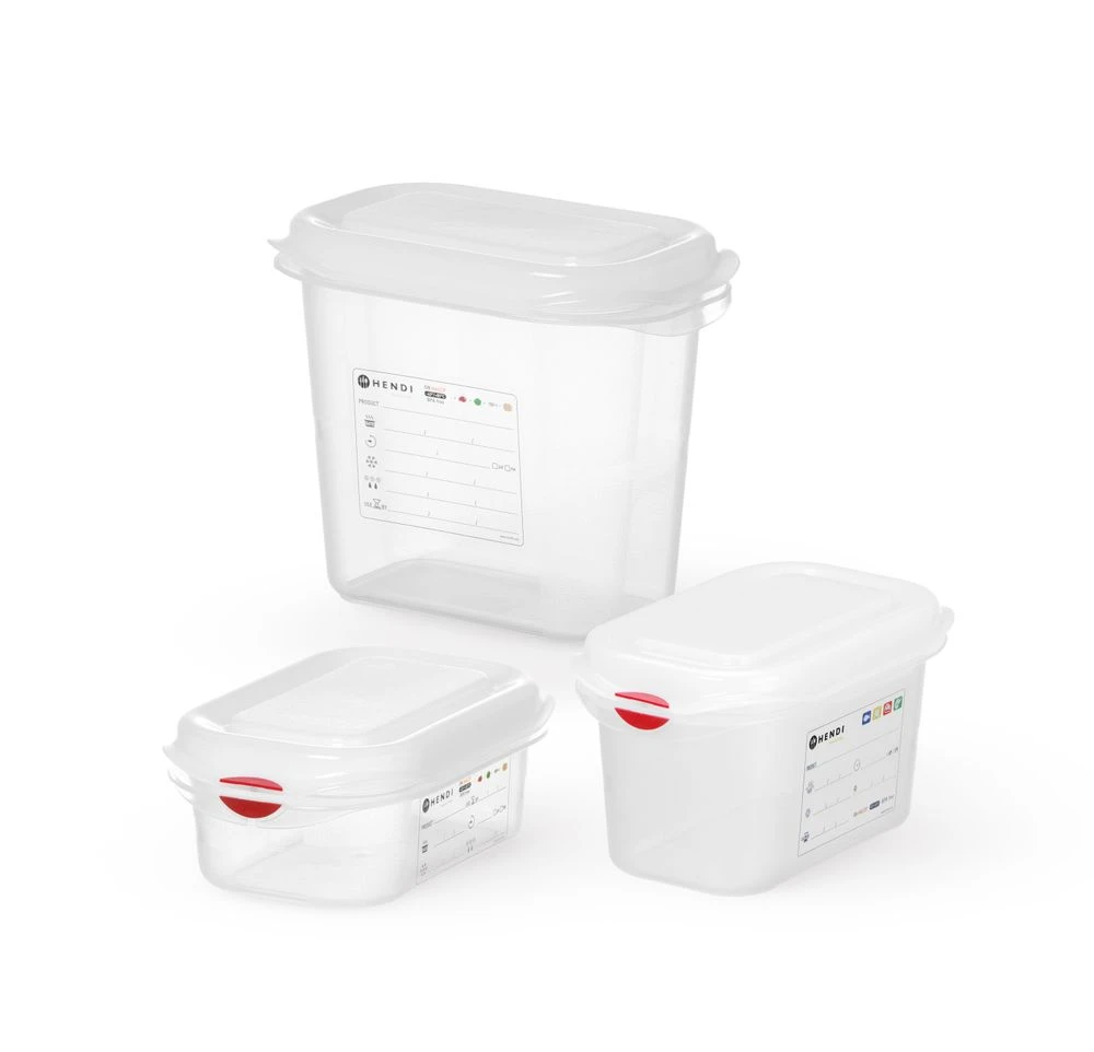 Hendi GN 1/9 Kantine Polypropylen Transparent 873144 by Hendi color Sort