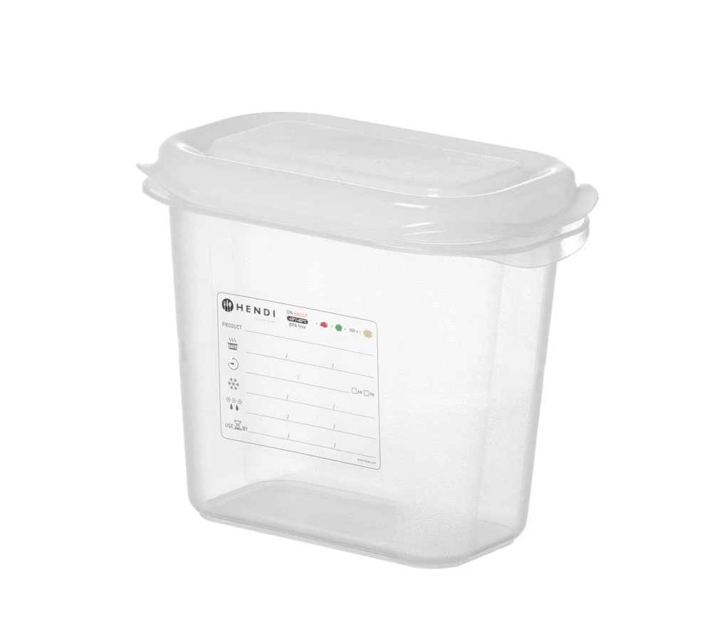 Hendi GN 1/9 Kantine Polypropylen Transparent 873144 by Hendi color Sort