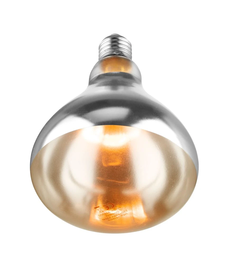Hendi Infrarød Varmepære Hvid Glas 919200 by Hendi color Sort