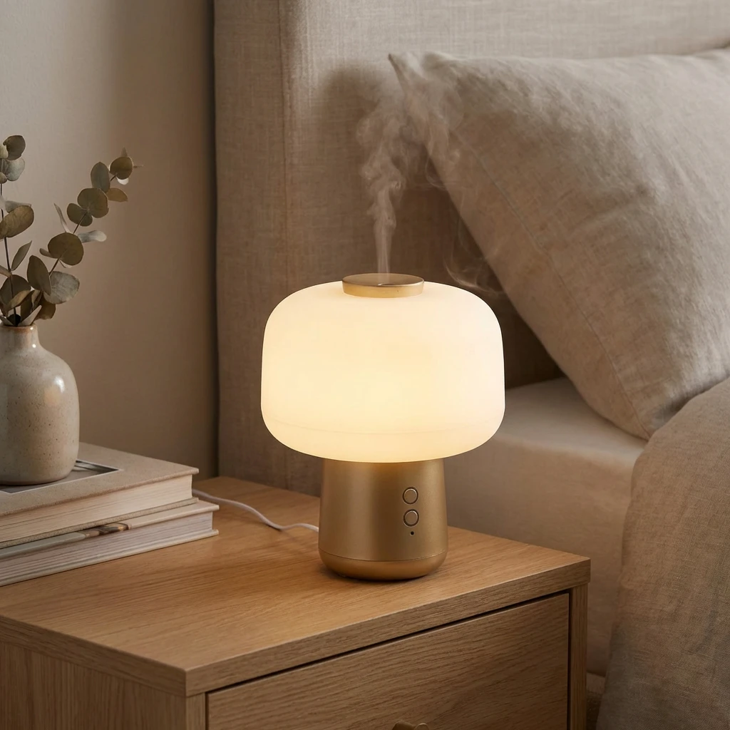 Elektrisk Duftspreder Diffuser lampe sæt MC5801800  color Sort