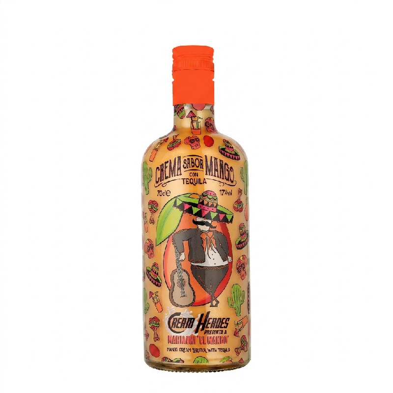 Cream Heroes Mariachi El Mango Tequila Likør 70cl L-65-873-00  color Sort