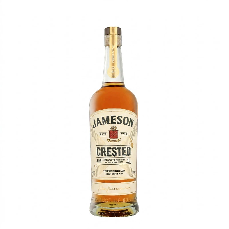 Jameson Crested Irish Whiskey 70cl L-06-428-00  color Sort