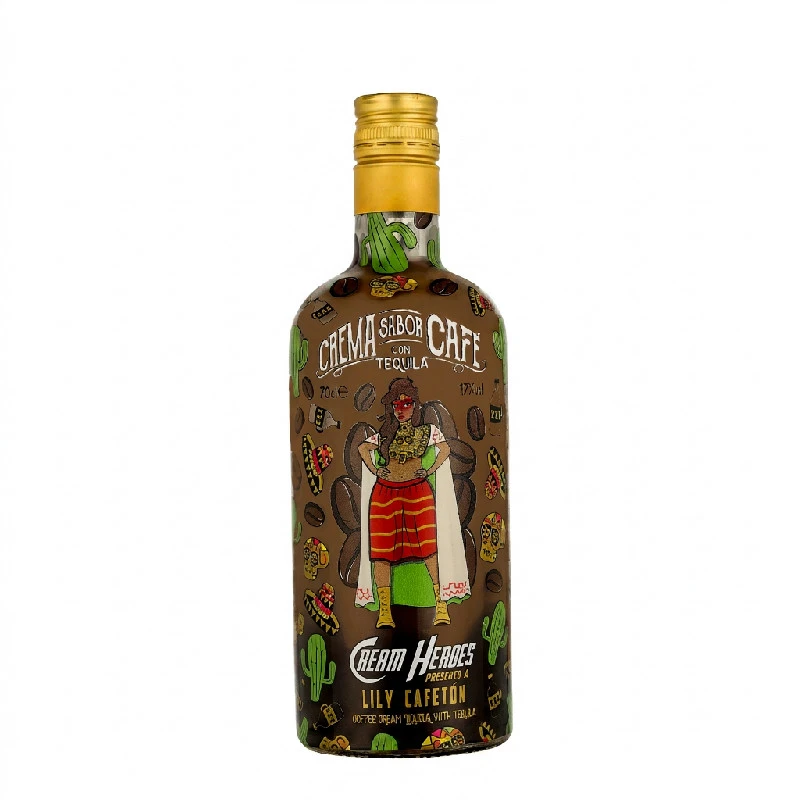 Cream Heroes Lily Cafeton Kaffe Tequila Likør 70cl L-63-519-00  color Sort