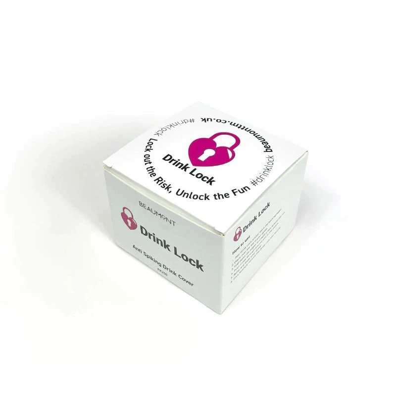 Drink Cover - Beskyttelse mod Drugspiking 250 stk BTBL3984 by Drink Lock color Sort