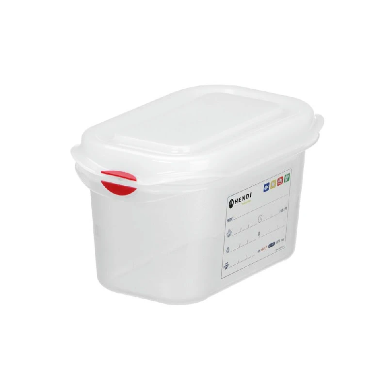 Hendi GN 1/9 Kantine Polypropylen 100 mm - 1 Liter 873137 by Hendi color Sort