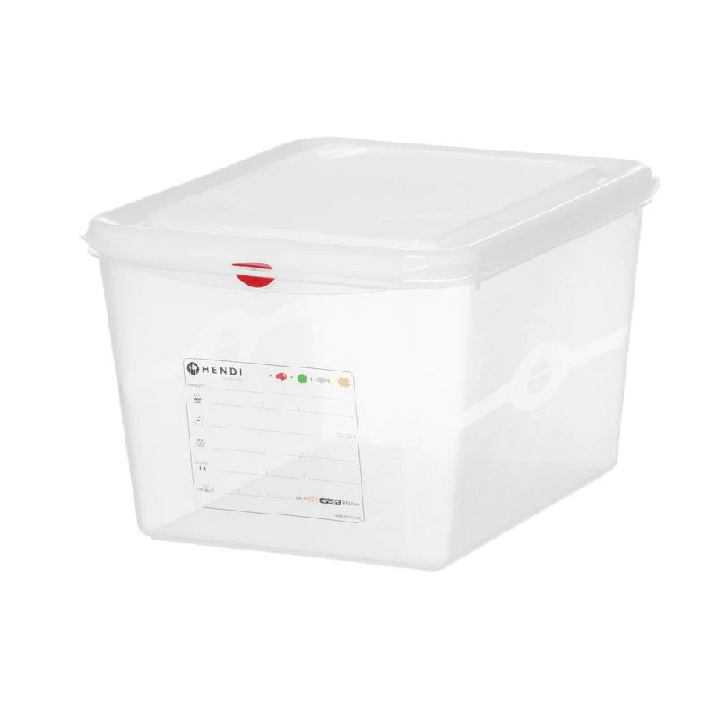 Hendi GN 1/2 Kantine Polypropylen 12,5 L 873281 by Hendi color Sort