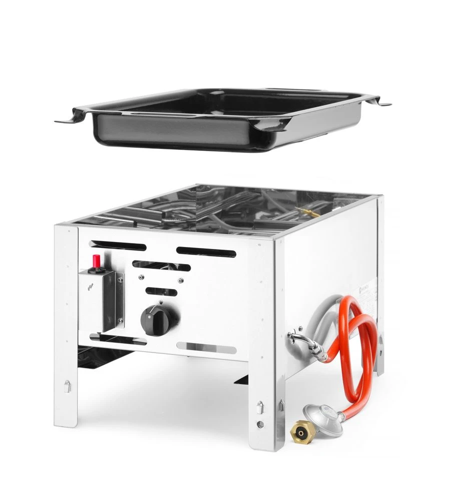 Hendi Bake-Master Mini Gasgrill Metal 154601 by Hendi color Sort