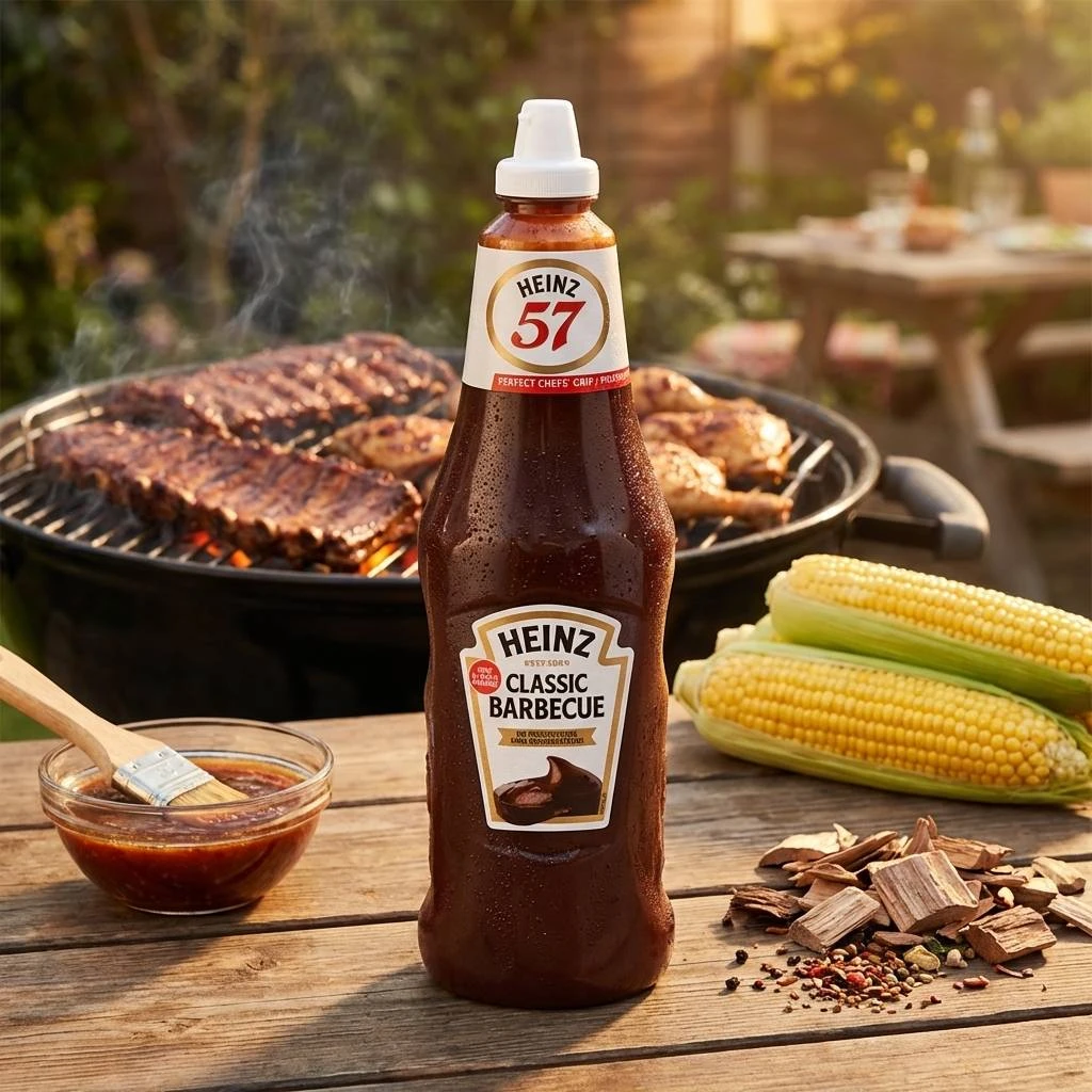 Heinz BBQ-sauce 1L 384103 by HEINZ color Sort