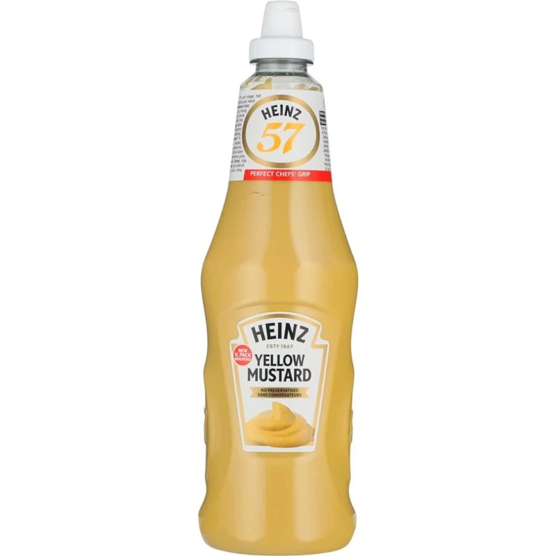 Heinz Mild Sennep Yellow Mustard 1L 384104 by HEINZ color Sort