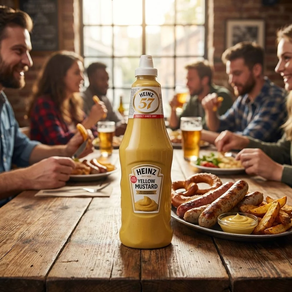 Heinz Mild Sennep Yellow Mustard 1L 384104 by HEINZ color Sort