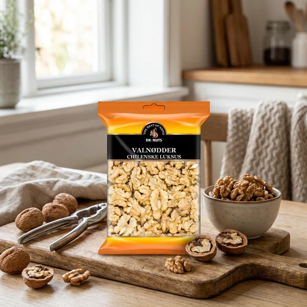 Valnødder (Chilenske Luksus) 0,2 kg 201D by DK-NUTS color Sort