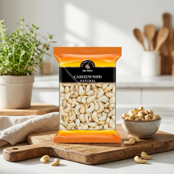 Dknuts Cashewnødder Luksus Naturel 0,25 kg 111D by DK-NUTS color Sort