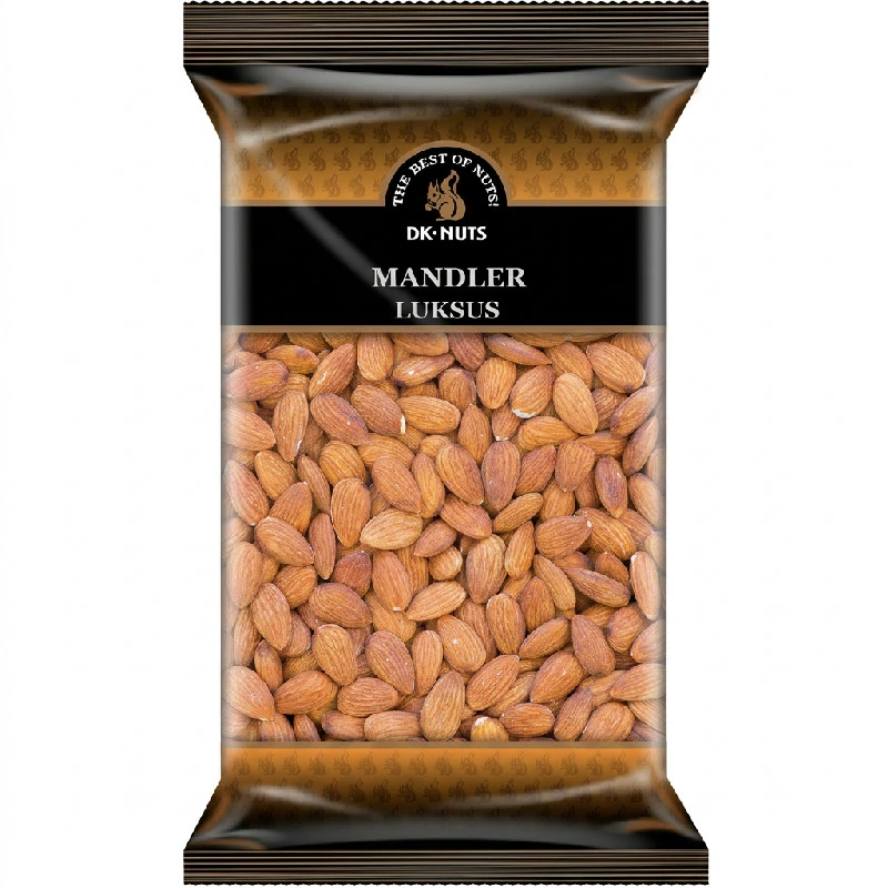 Mandler Luksus (Nonpareil) 1 kg 141C by DK-NUTS color Sort