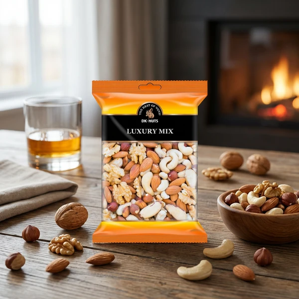 Dknuts Luxury Mix Nøddeblanding 0,25 kg 101D by DK-NUTS color Sort