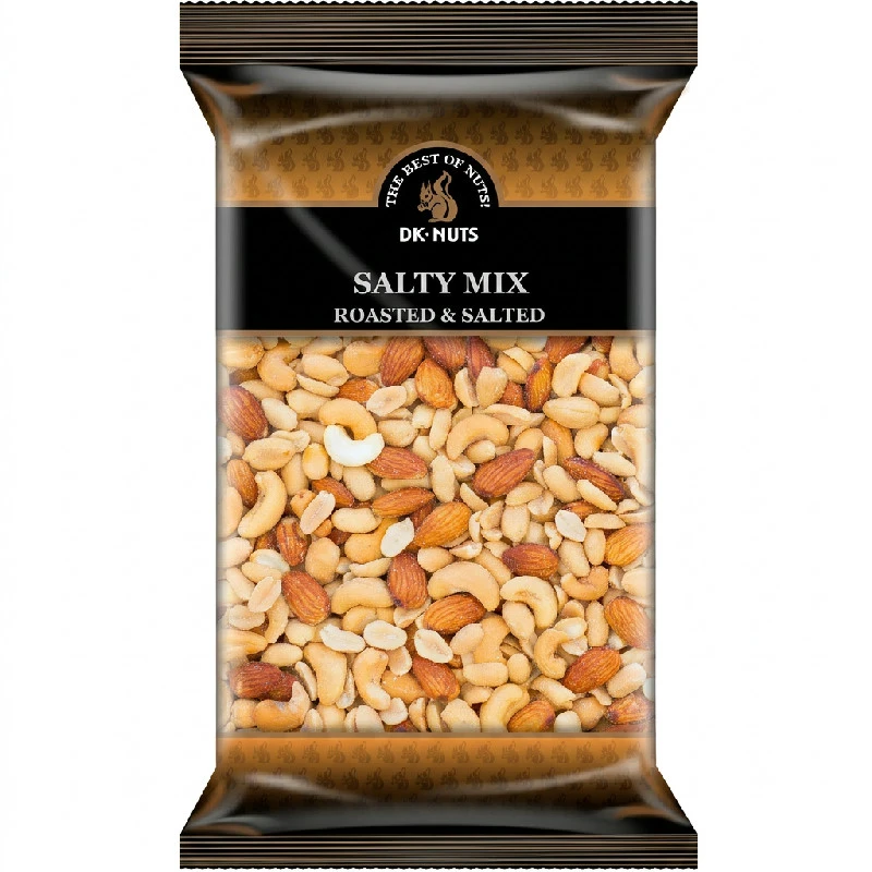 Dknuts Salty Mix Ristede & Saltede Nødder 1 kg 104C by DK-NUTS color Sort