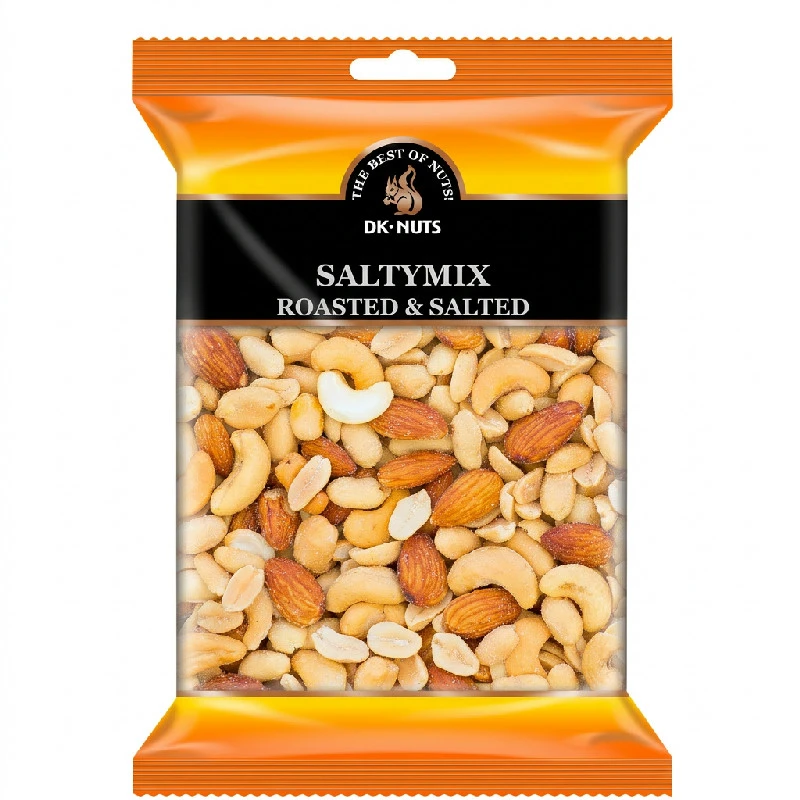 Dknuts Salty Mix Ristede & Saltede Nødder 0,325 kg 104D by DK-NUTS color Sort