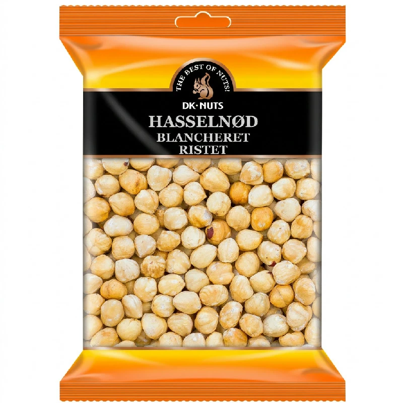 Hasselnød (Blancheret & Ristet) 0,25 kg 122D by DK-NUTS color Sort