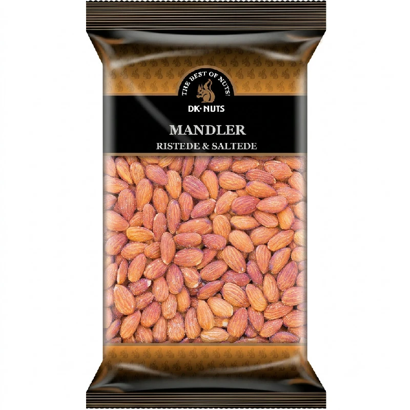 Mandler Luksus (Ristede & Saltede) 1 kg 142C by DK-NUTS color Sort