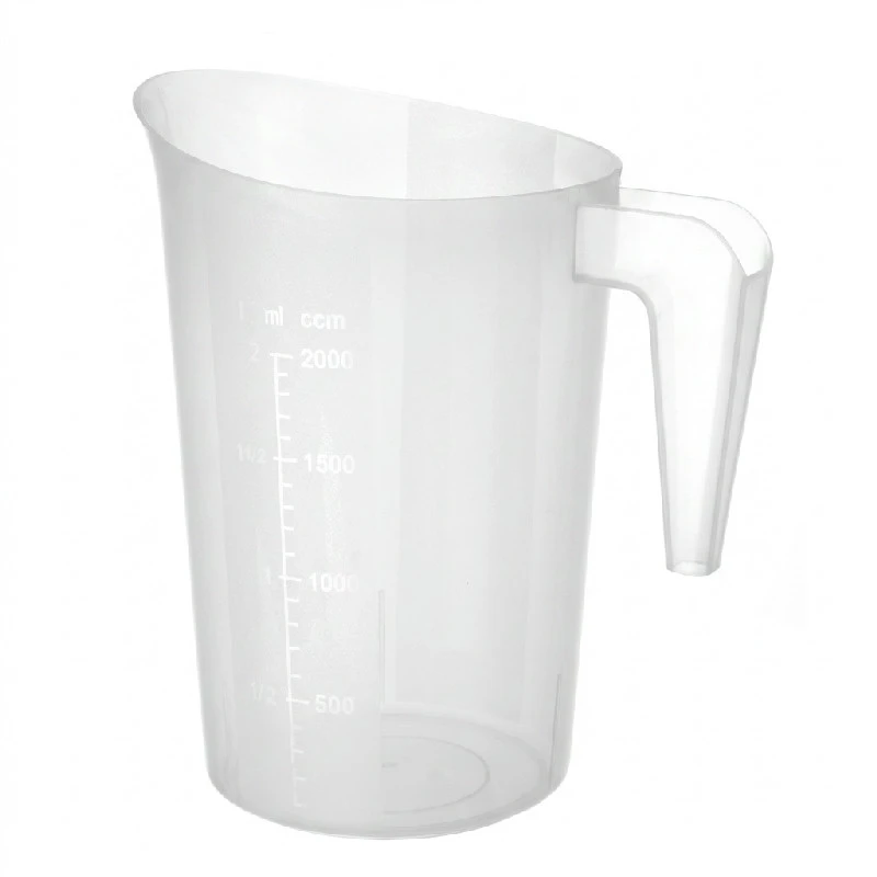 Hendi Målebæger Plast Stabelbar 2L 567838 by Hendi color Sort