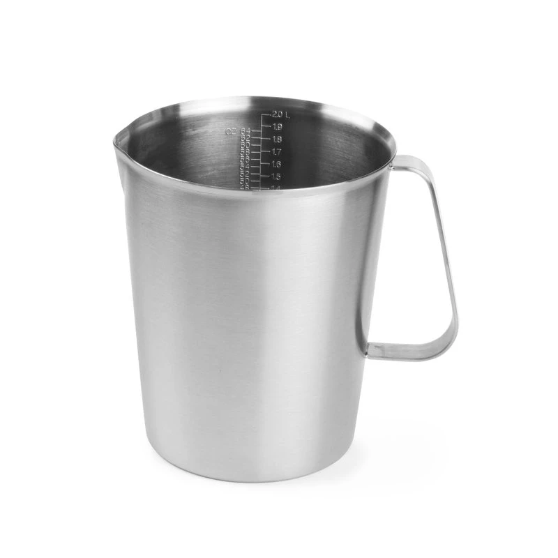 Målebæger i rustfrit stål 3 l 516300 by Hendi color Sort