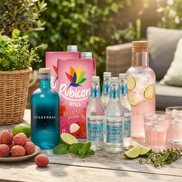 Lychee Gin & Tonic Pitcher - Drinkspakke Bundle169  color Sort