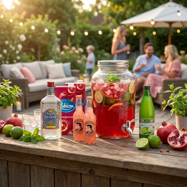 Pomegranate Paloma Dispenser - Drinkspakke Bundle174  color Sort