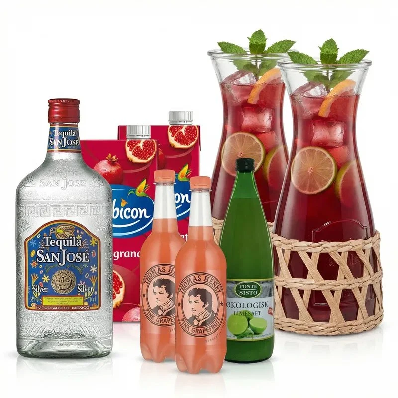 Pomegranate Paloma Pitcher - Drinkspakke Bundle175  color Sort
