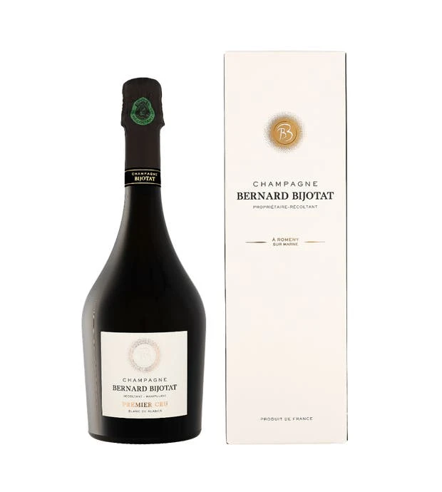 Bernard Bijotat Blanc De Blancs 1er Cru Champagne med Gaveæske 75cl L-64-994-00 by Bernard Bijotat color Sort