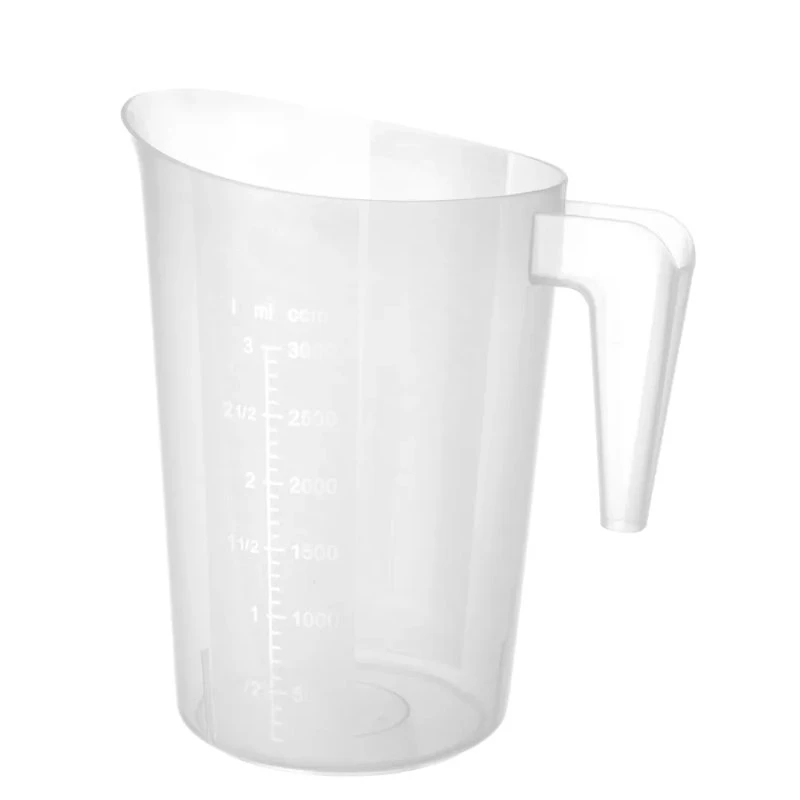 Hendi Målekande Plast Stabelbar 3L 567845 by Hendi color Sort